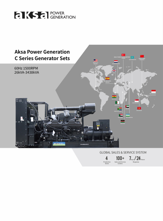 C Series Generator Sets Product Sheets - 60HZ